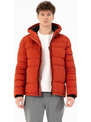 gmg firenze Kapüşonlu Slim Fit Erkek Mont