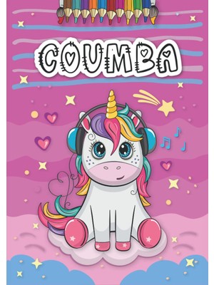 Sh Ticaret Coumba: Livre De Coloriage Personnalisé Pour Coumba | Licorne | Cadeau D'anniversaire Pour Fille ..