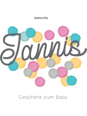Sh Ticaret Jannis - Geschenk Zum Baby: Personalisiert Zu Schwangerschaft, Babyparty Und Geburt: Album Und Baby
