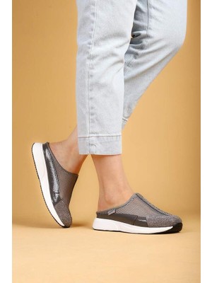 Layki 0000071 Renk Fileli Tasarım Terlik & Sandalet Sneaker