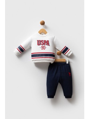 U.S. Polo Assn. USB2569 - Beyaz - U.s. Polo Assn Bebek Erkek Bebek 2li Takım