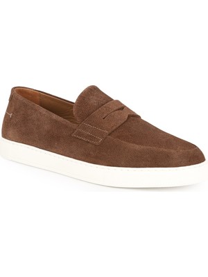 Libero L5877 Erkek Hakiki Baskılı Süet Hafif Eva Taban Casual Loafer Ayakkabı