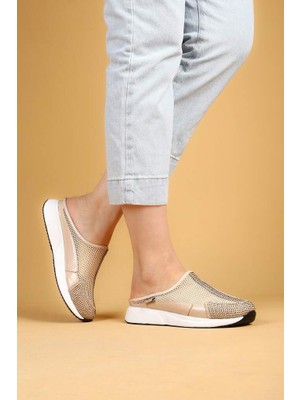 Layki 0000071 Renk Fileli Tasarım Terlik & Sandalet Sneaker