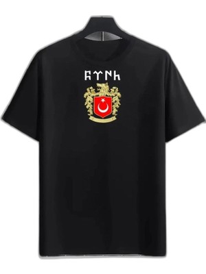 YM PAZARLAMA Erkek Kısa Kol Yazlık Tişört Bisiklet Yaka Baskılı Oversize T-Shirt - Siyah