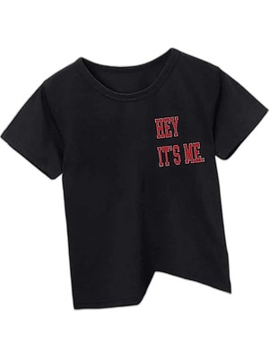 YM PAZARLAMA Çocuk Unisex Baskılı T-Shirt - Siyah