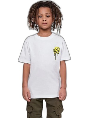 YM PAZARLAMA Çocuk Unisex Baskılı T-Shirt - Beyaz