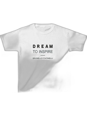YM PAZARLAMA Unisex Çocuk Baskılı T-Shirt - Beyaz