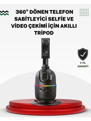 Eco Lounge Sosyal Medya Içerikleri Için Otomatik Yüz Takipli 360° Döner Gimbal Stand