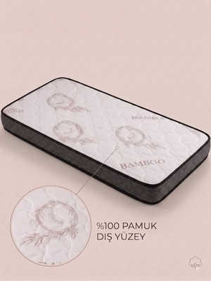 Piar Home 10 Cm Armürlü Bamboo Bebek ve Çocuk Yatak, Park Yatak, Beşik Yatak, Anne Yanı Ortopedik Yatak Tüm Ölçüler