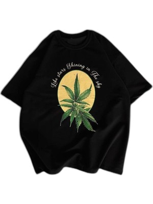YM PAZARLAMA Erkek Baskılı T-Shirt Kısa Kol Bisiklet Yaka Regular Fit Yazlık Tişört - Siyahsiyah
