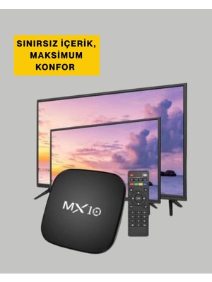 Eco Lounge 4K Medya Kutusu Hdmı-Usb Bağlantılı Android Tv Çözümü