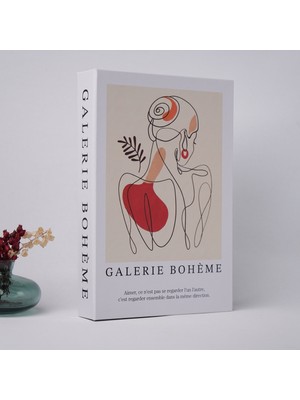 Bak Gel Al Kitap Görünümlü Dekoratif Kutu, Iskandinav Tarzı , Minimalist Saklama Kutusu Galeria Boheme