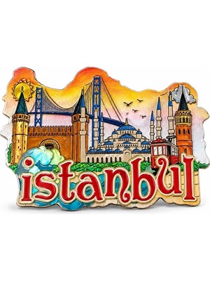 Magicool Istanbul Temalı Silikon Buzdolapı Süsü Magnet ALK5941