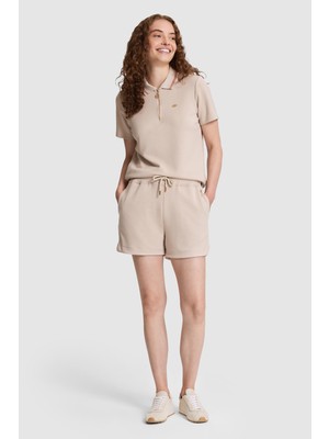 U.S. Polo Assn. Kadın Taş Örme Şort 50323479 VR049