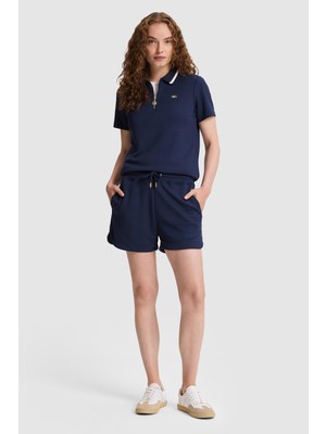 U.S. Polo Assn. Kadın Lacivert Örme Şort 50323479 VR033
