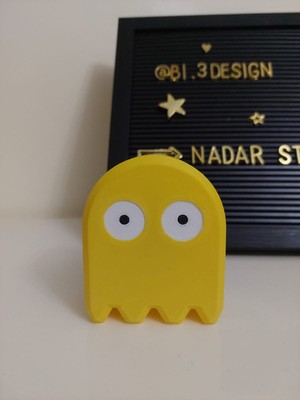 Nadar Studio Pacman Hayaleti Tealight  LED Figür  / LED Tealight Hediyeli