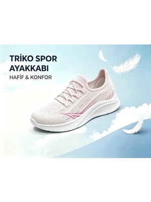 Leu Bayan Triko Spor Ayakkabı
