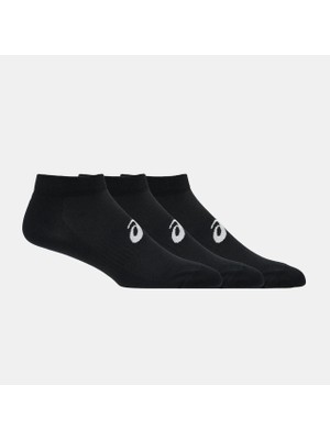 Asics 3 Pack Ankle Sock Unisex Black/Obsidian Grey Koşu Çorabı 3033C296-001