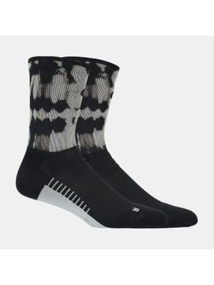 Asics Performance Run Sock Crew Unisex Black/obsidian Grey  3013B380-001