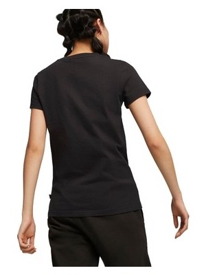 Adalı Store Kadın Siyah Günlük T-Shirt, Şık ve Rahat Kesim ile
