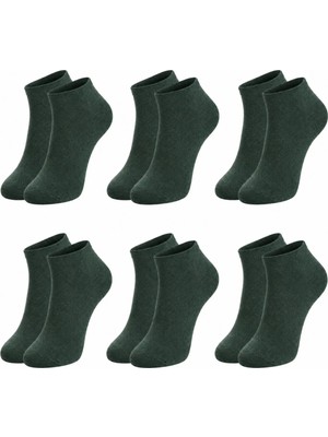S'82 Erkek Pamuklu Patik Çorap 6’lı Paket 39-44 | Dikişsiz Burun, Koku Karşıtı, Nefes Alan Kısa Konç Sneaker Çorabı