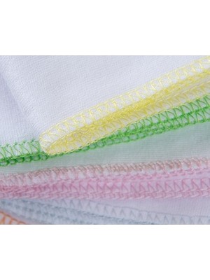 Adalı Store Babyjem Ağız Bezi 10'lu Pamuklu Beyaz 28X28 cm Yerli Üretim Bebeğiniz Için Rahat