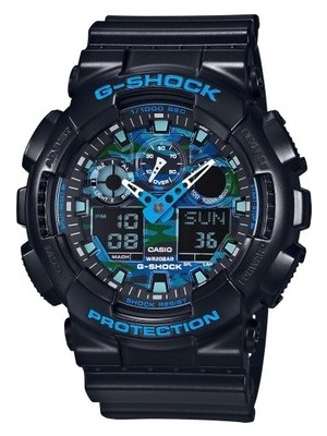 Adalı Store Casio G-Shock Erkek Kol Saati GA-100CB-1ADR Siyah Silikon Kordonlu Suya