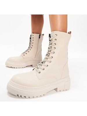 Adalı Store Yaya By Hotiç 01BOY274450A400 Kemik Kadın Düz