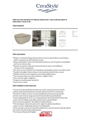 Adalı Store Asma Klozet ile Modern Banyo Ihtiyaçlarına Şık Çözüm