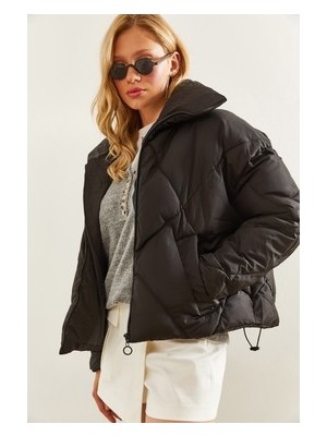 Adalı Store Kadın Oversize Şişme Mont, Rahat ve Şık Tasarım