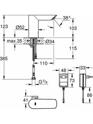 Adalı Store Elektronik Lavabo Bataryası ile Uzun Ömürlü Kullanım