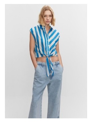 Adalı Store Fiyonklu Baskılı Kadın Bluz ile Şık Yaz Tarzı