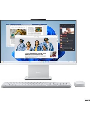 Adalı Store Lenovo Ideacentre Aıo Amd Ryzen 7 7735HS 16GB 512GB SSD Freedos 27" Fhd All In One Bilgisayar
