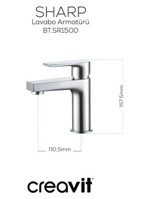 Adalı Store Krom Lavabo Bataryası, Şık ve Kullanışlı Tasarım
