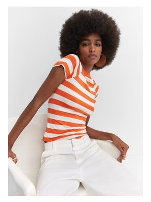 Adalı Store Mango Çizgili Baskılı
