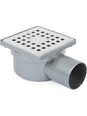 Adalı Store 10X10 Kare Izgaralı Plastik Çerçeveli Yer Süzgeci Ø50