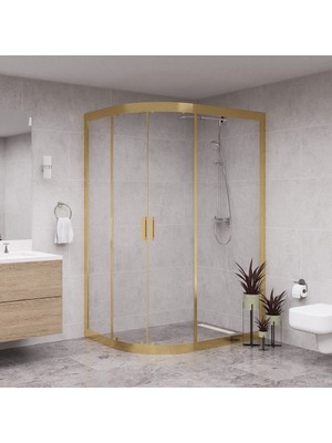Adalı Store Raumark Gold Solis 6mm Şeffaf Cam Asimetrik Oval