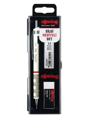 Adalı Store 0.5 mm Beyaz Versatil Kalem, Silgi ve Yedek Uç