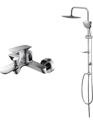 Adalı Store Newarc Slim Banyo Bataryası Slim Duş Ünitesi