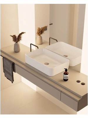 Adalı Store 60X38 cm Turkuaz Seramik Lavabo, Şık ve Kullanışlı