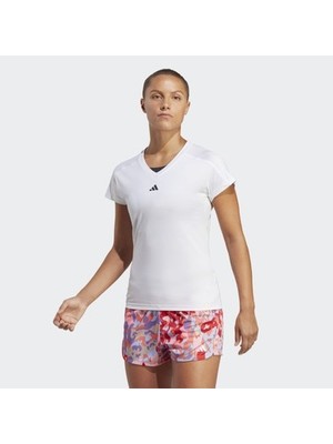Adalı Store Adidas Performance HR7878 Aeroready Train Essentials Minimal Branding V-Neck