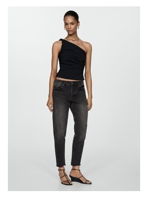 Adalı Store Düşük Bel Yırtık Kadın Jean, Rahat Kesim ve Modern Stil