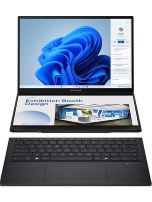Adalı Store Asus Zenbook Duo UX8406CA-PZ101W Intel Core Ultra 7 255H 32GB 1tb SSD Windows 11 14.0" Taşınabilir