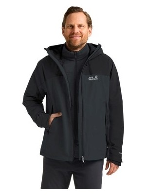 Adalı Store Erkek Outdoor Mont, 3in1 Fonksiyonu ile Farklı Kullanım Seçenekleri