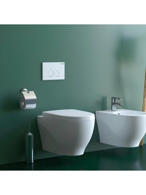 Adalı Store Kanalsız Asma Klozet ile Minimalist Banyo Tasarımı