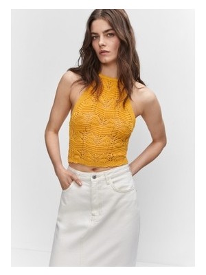 Adalı Store Mango Halter Yaka Tığ Işi