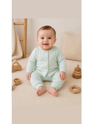 Greenmoon %100 Pamuk Nefes Alan Kumaş Bebek Pijama Takımı