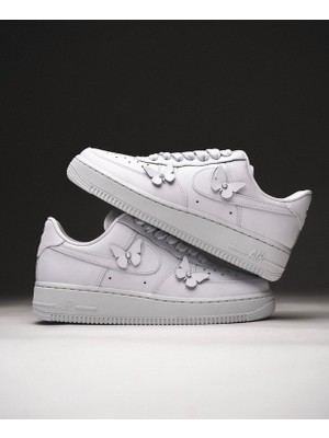 Nike Air Force 1 Low 'butterfly' Hakiki Deri Kadın Sneaker Ayakkabı-Sportxstore