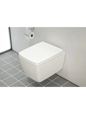 Sungur's Store Vitra Metropole 7672B003-0559 Rim-Ex Asma Klozet, Vitra Metropole Soft Klozet Kapağı