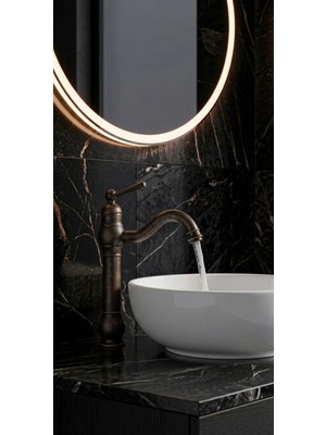 Titanium Design Manolya Antik Çanak Lavabo Bataryası